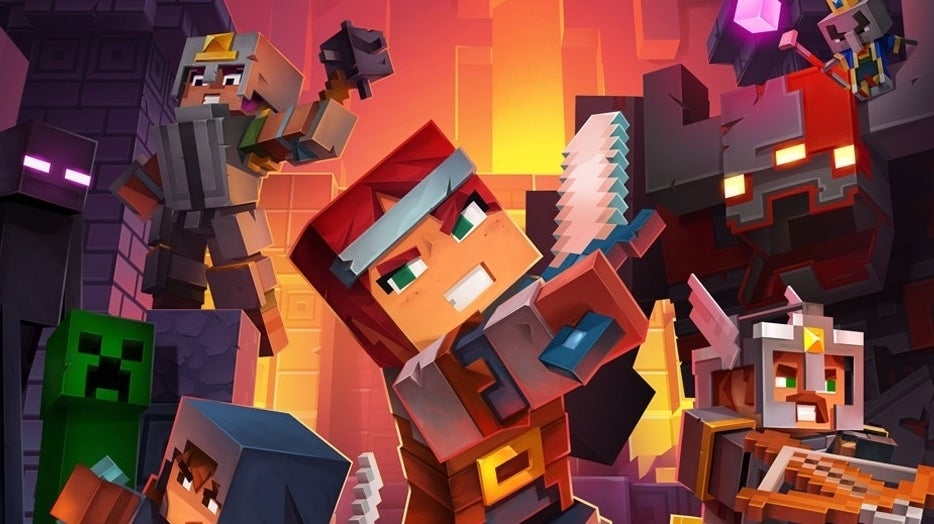 Immagine di Minecraft Dungeons: gli sviluppatori al lavoro per rispettare l'uscita di aprile