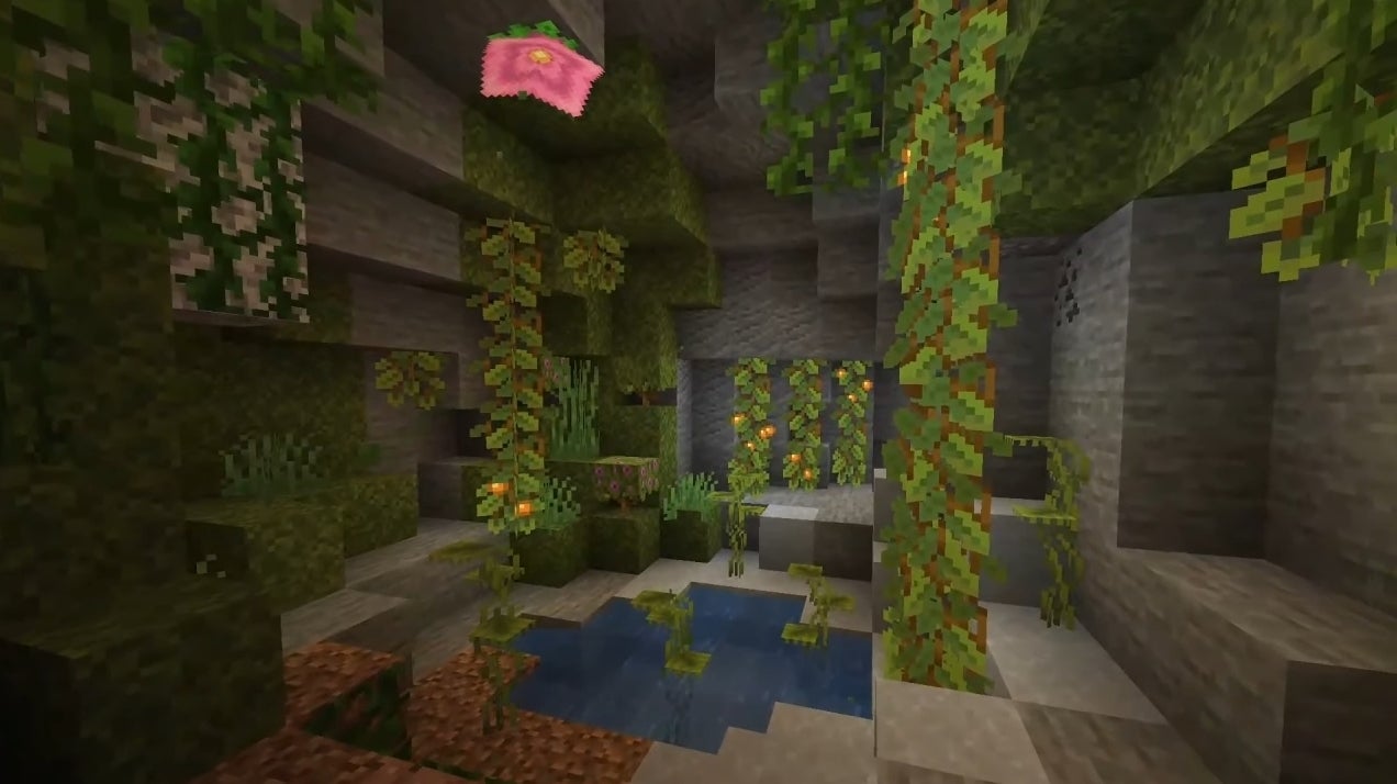 Immagine di Minecraft, l'espansione 'Caves & Cliffs' è stata rinviata e divisa in due parti