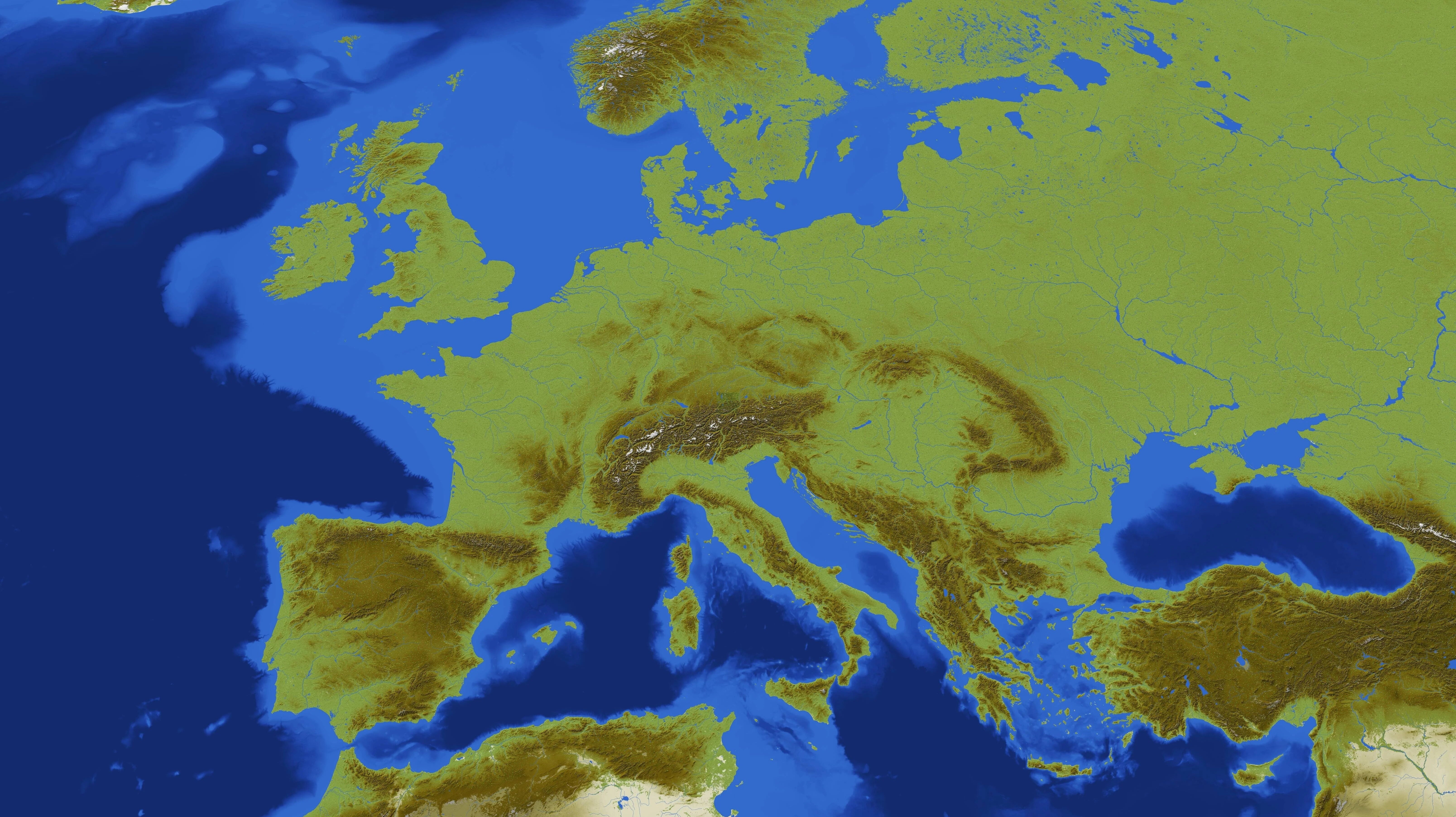 Immagine di Minecraft ospita l'intera Europa in una mappa creata da un italiano con i dati di NASA ed ESA!