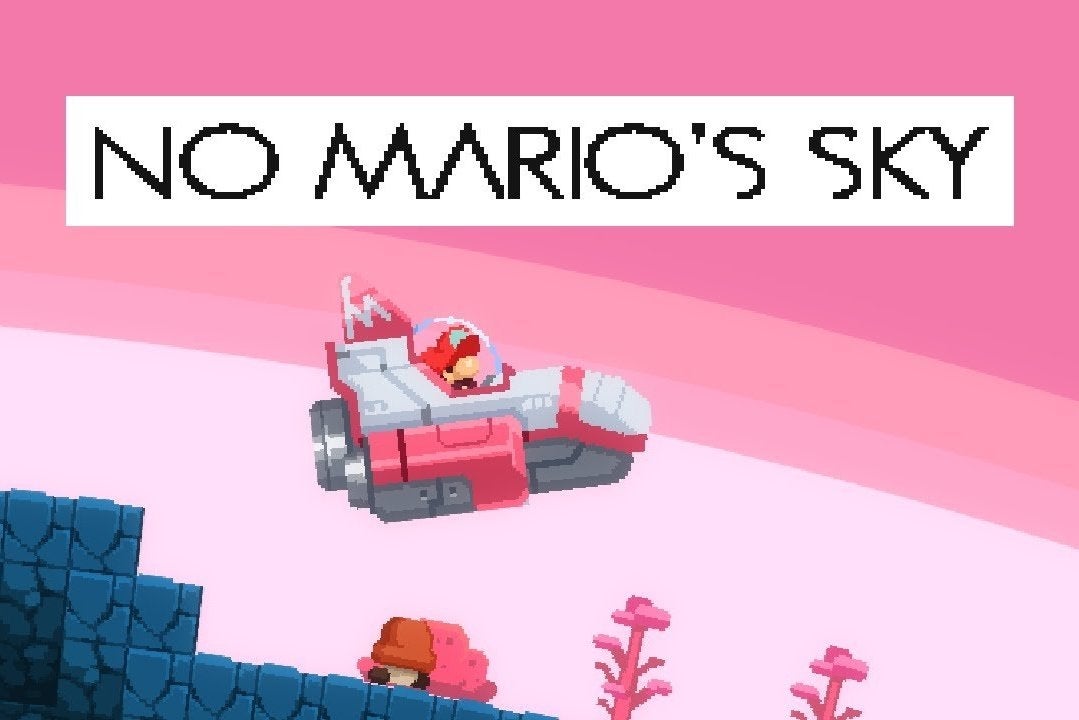 Immagine di No Mario's Sky: cosa succede quando il baffuto idraulico parte per le profondità dello spazio?