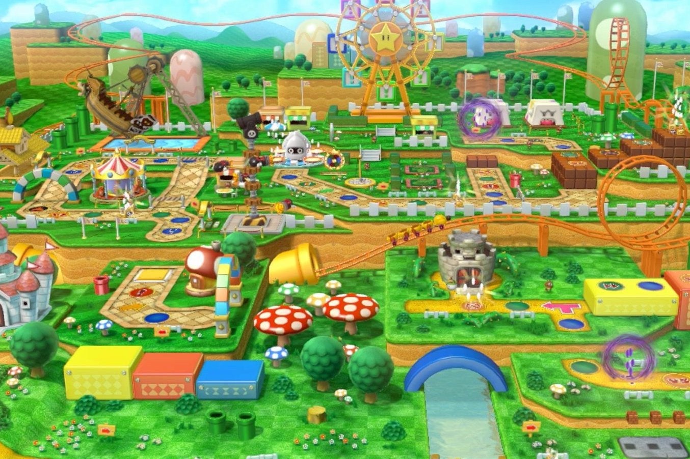 Immagine di Nuovi livelli nello spot televisivo di Mario Party 10