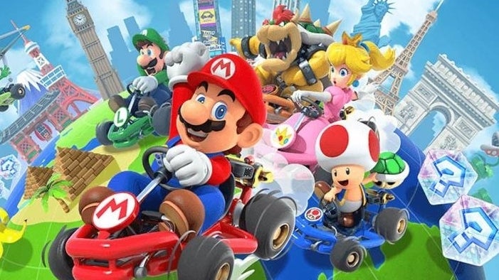 Imagen para Mario Kart Tour recibe contenido para celebrar el nuevo año