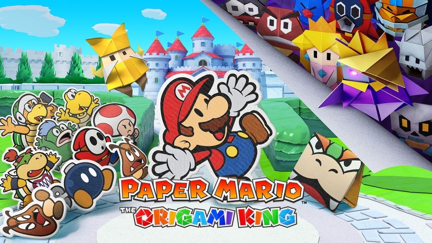Immagine di Paper Mario: The Origami King in un ricco gameplay che mostra meccaniche, combattimenti e molto altro