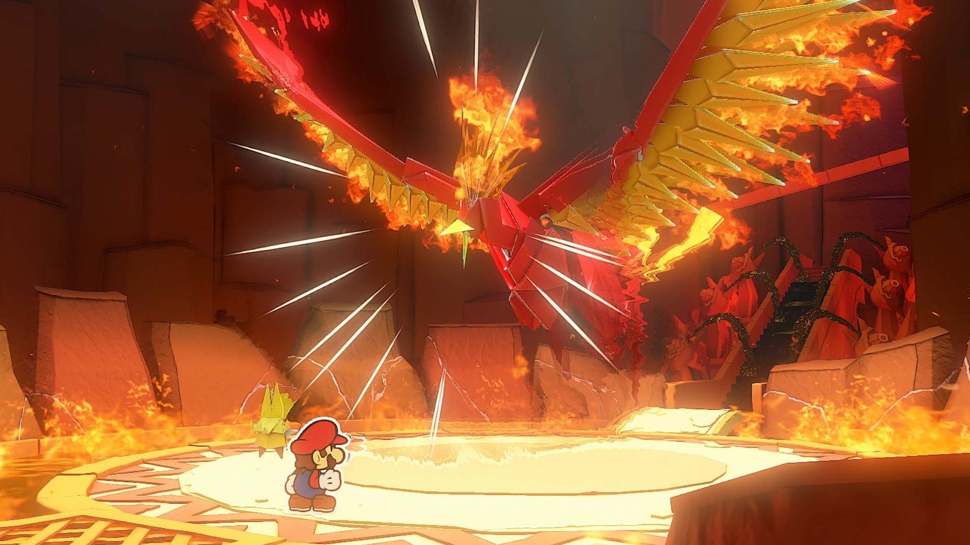 Immagine di Paper Mario: The Origami King è splendido in un nuovo video gameplay