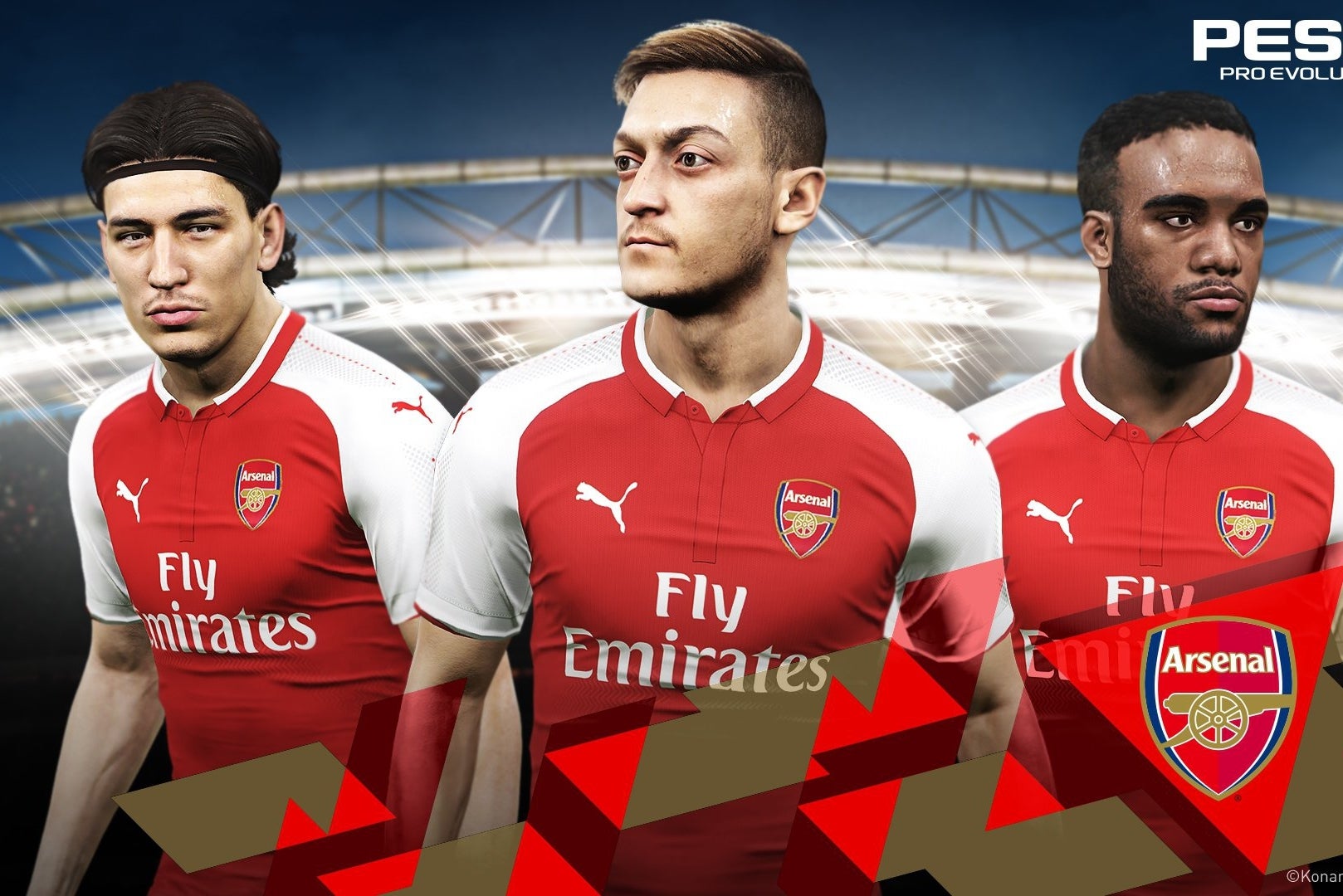 Immagine di PES 2018: Konami annuncia la partnership con l'Arsenal