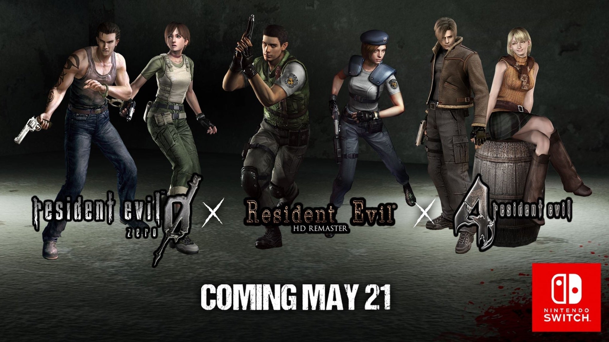 Immagine di Resident Evil 0, 1 e 4 per Nintendo Switch hanno una data di uscita