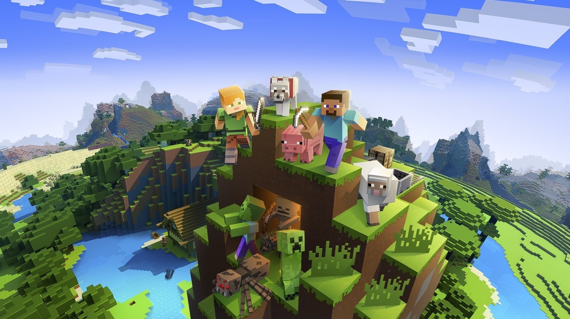 Immagine di Minecraft su Xbox Series X è impressionante grazie al ray tracing in un nuovo video gameplay