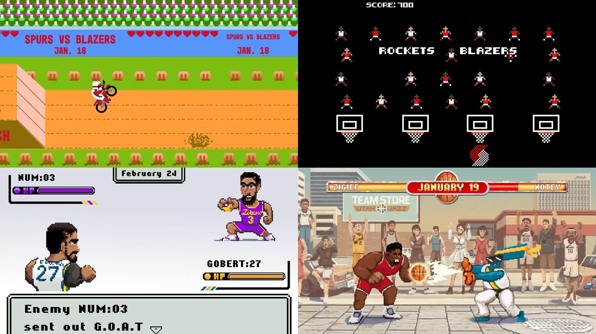 Immagine di Street Fighter, Super Mario e molti altri nell'imperdibile video degli Utah Jazz che celebra la prossima stagione NBA