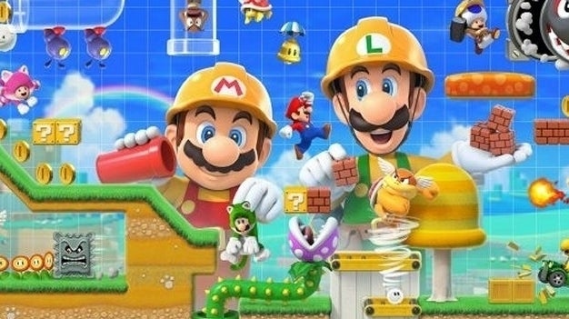 Immagine di Super Mario Maker 2: un giocatore ha ricreato una versione verticale del primo livello di Super Mario Bros.