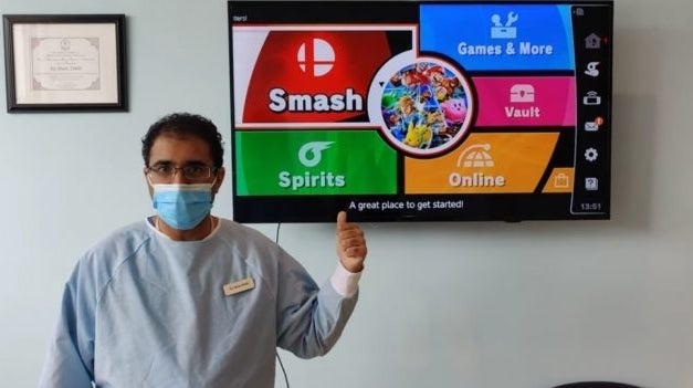 Immagine di Super Smash Bros Ultimate e la stramba idea di un dentista: mi battete? Pulizia dentale gratis!