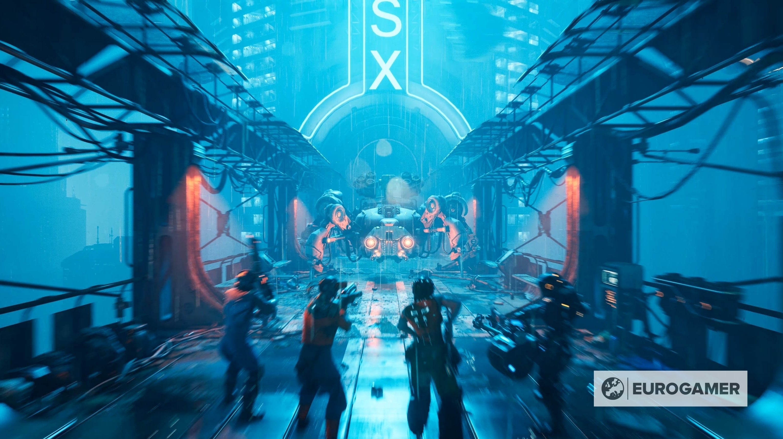 Immagine di The Ascent per Xbox Series X/S e PC in azione in un video gameplay presentato dagli sviluppatori
