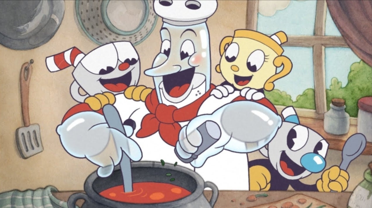 Immagine di The Cuphead Show di Netflix ha un nuovo splendido poster