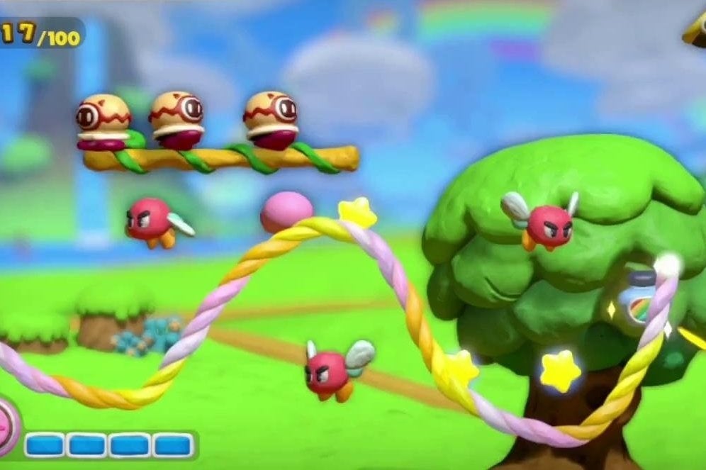 Immagine di Un lungo video gameplay di Kirby and the Rainbow Curse