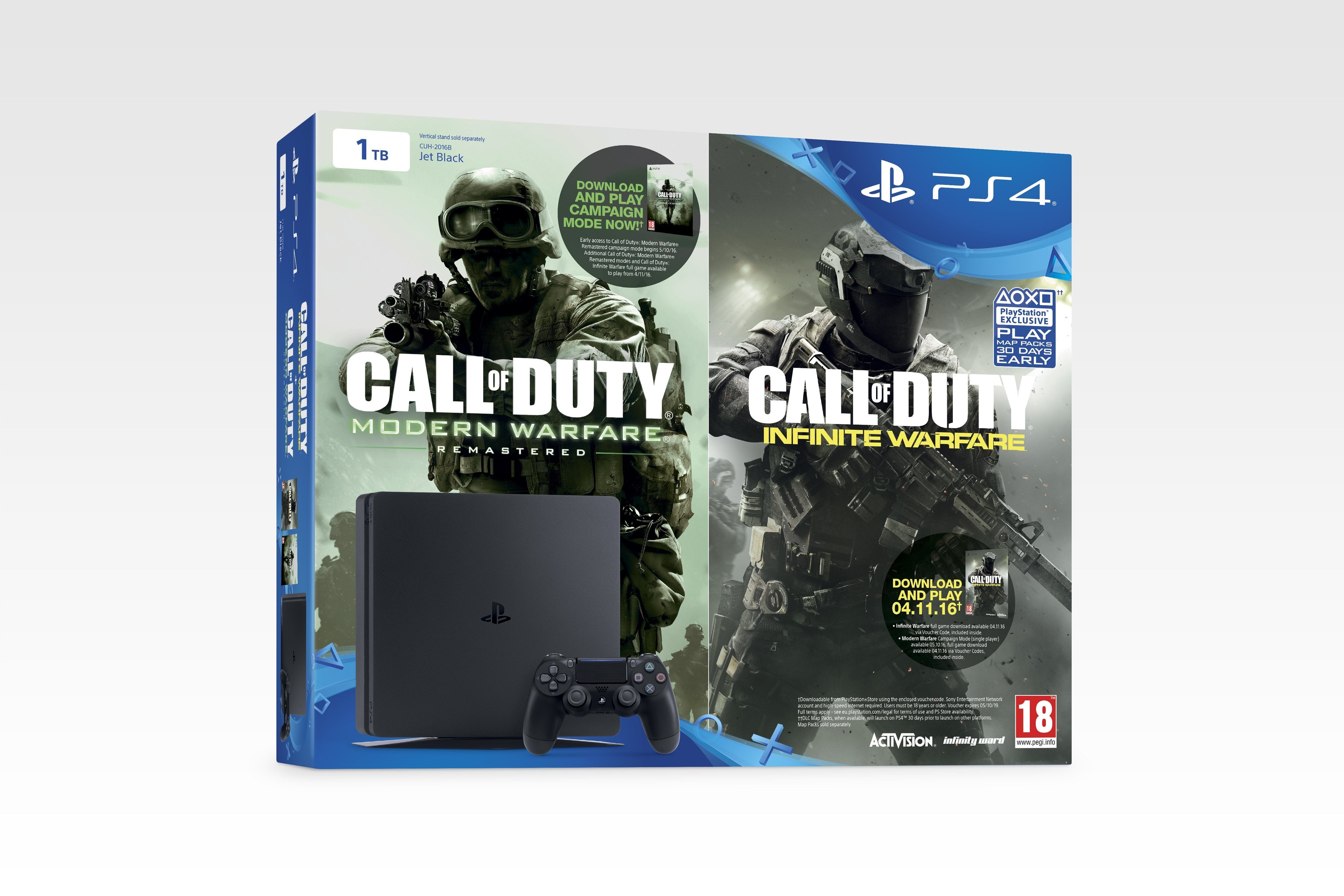 Immagine di Watch Dogs 2 e Call of Duty: Infinite Warfare tra i primi bundle di PlayStation 4 Slim