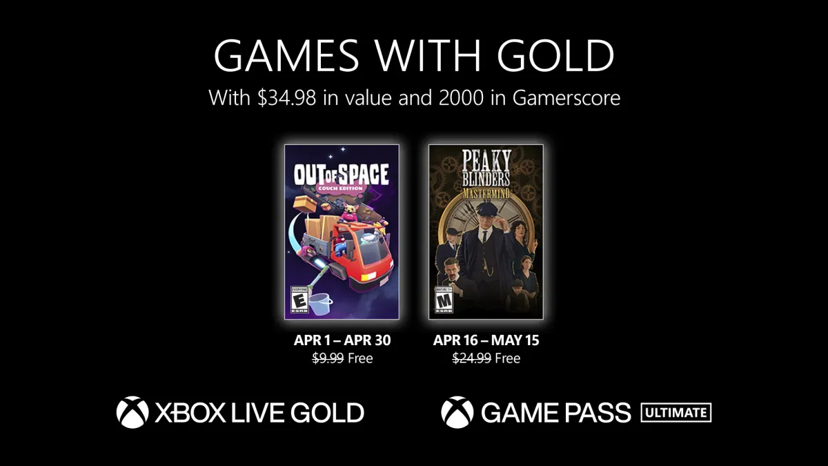 Imagen para Anunciados los juegos de Xbox Live Gold de abril