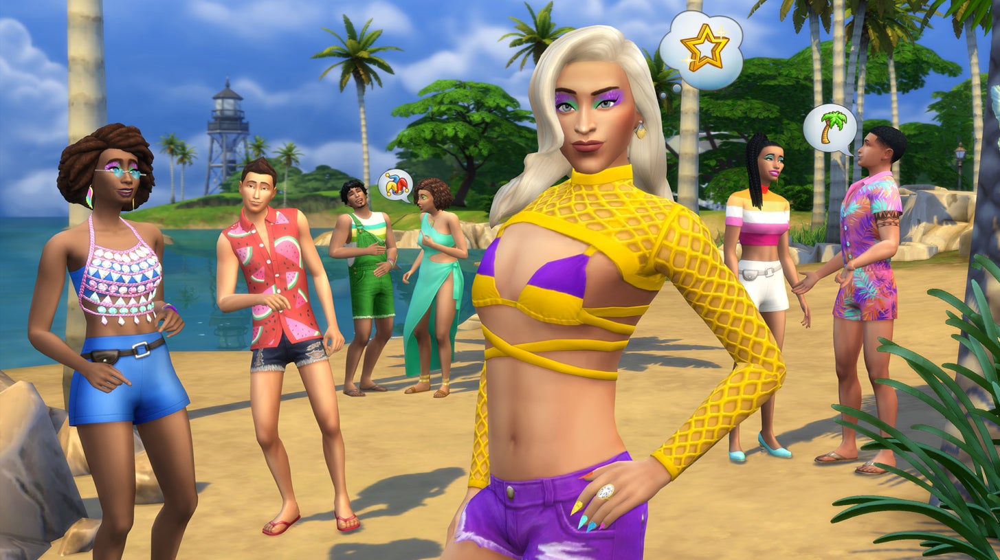 Afbeeldingen van Nieuw Sims 4 modepakket Zomerse Carnavalsmode Kit nu beschikbaar