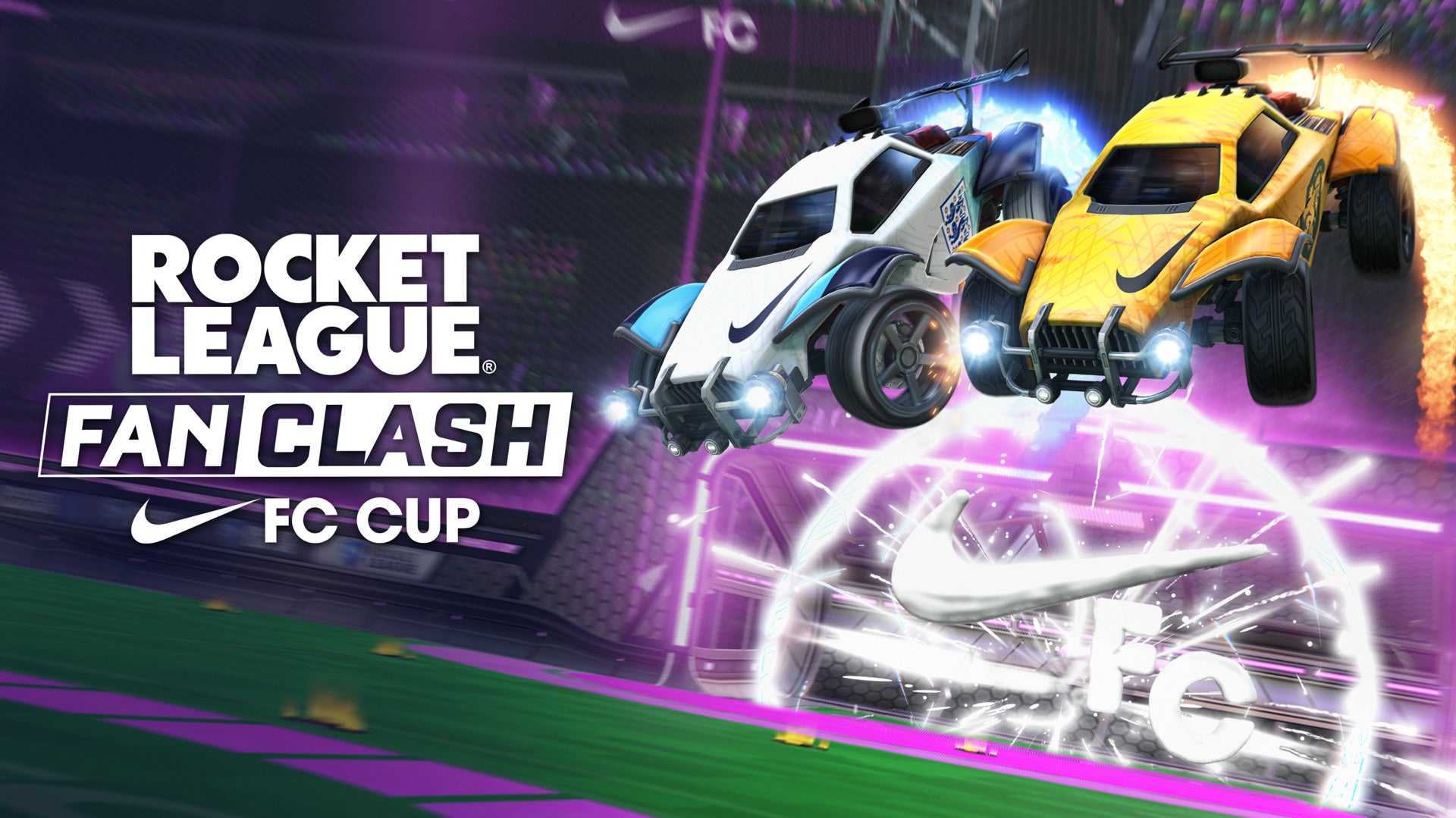 Image for Rocket League "celebrates football's biggest event" with the Nike FC Cup