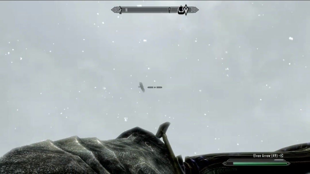 Image for Nine years of playing Skyrim, and I had no idea you could shoot birds out of the sky