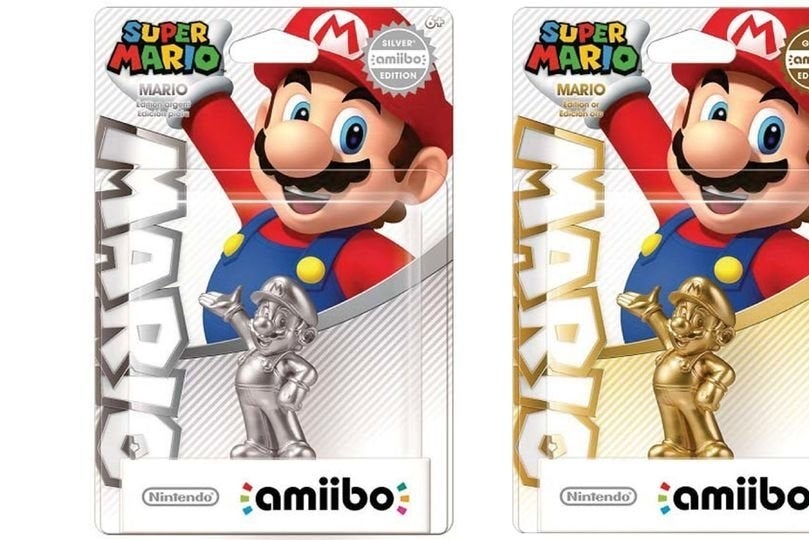 Image for Gold Mario Amiibo going for £100 each on eBay