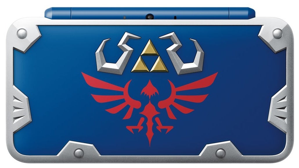 Image for Nintendo is releasing a gorgeous new 2DS XL inspired by Link's Hylian Shield
