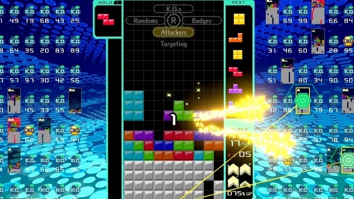 Image for You can get an exclusive Game Boy theme as part of Tetris 99's next online Grand Prix event