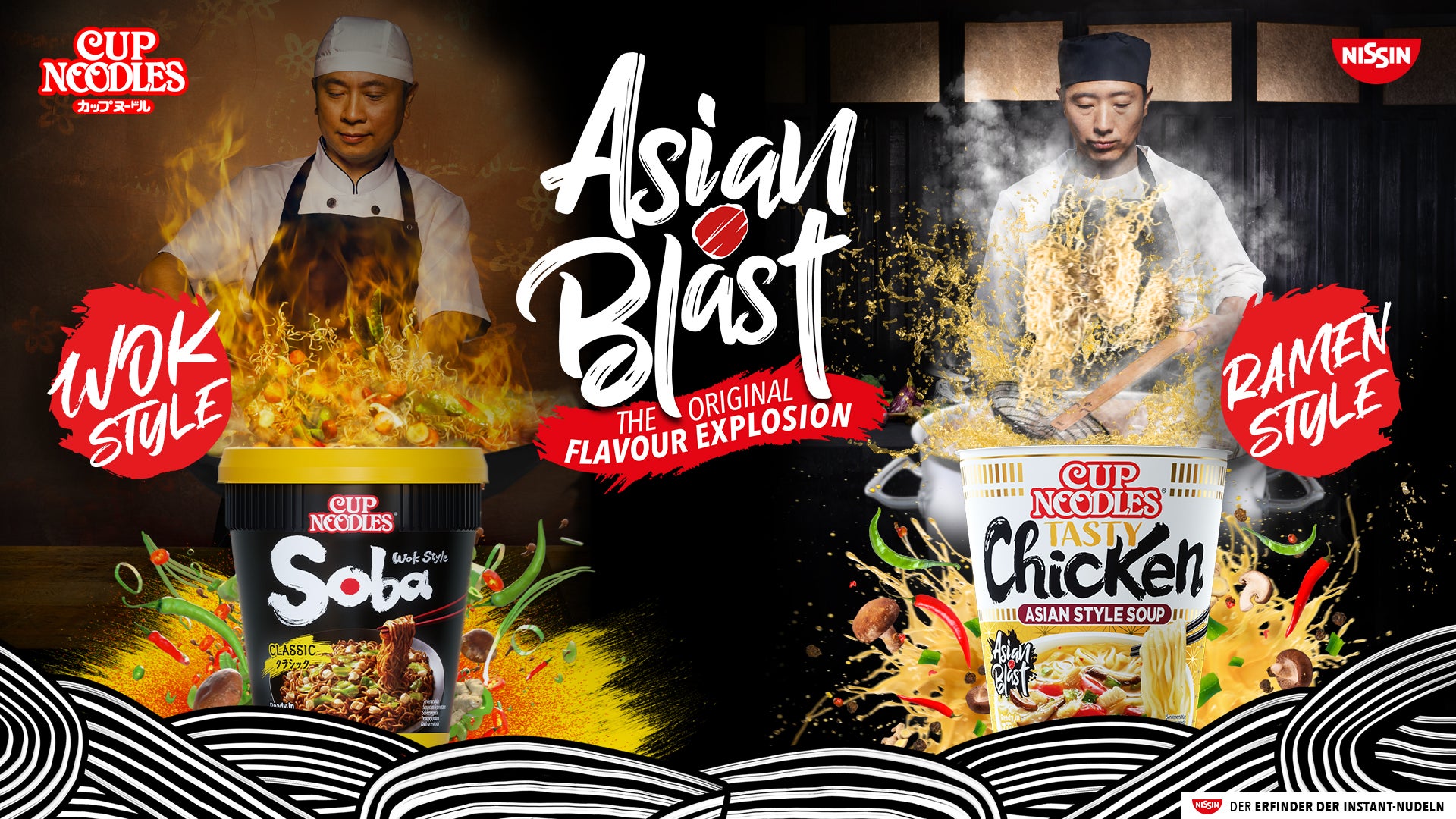 Bilder zu Nissin Cup Noodles Asian Blast - Die Nudeln, wenn das Mana mal alle ist!
