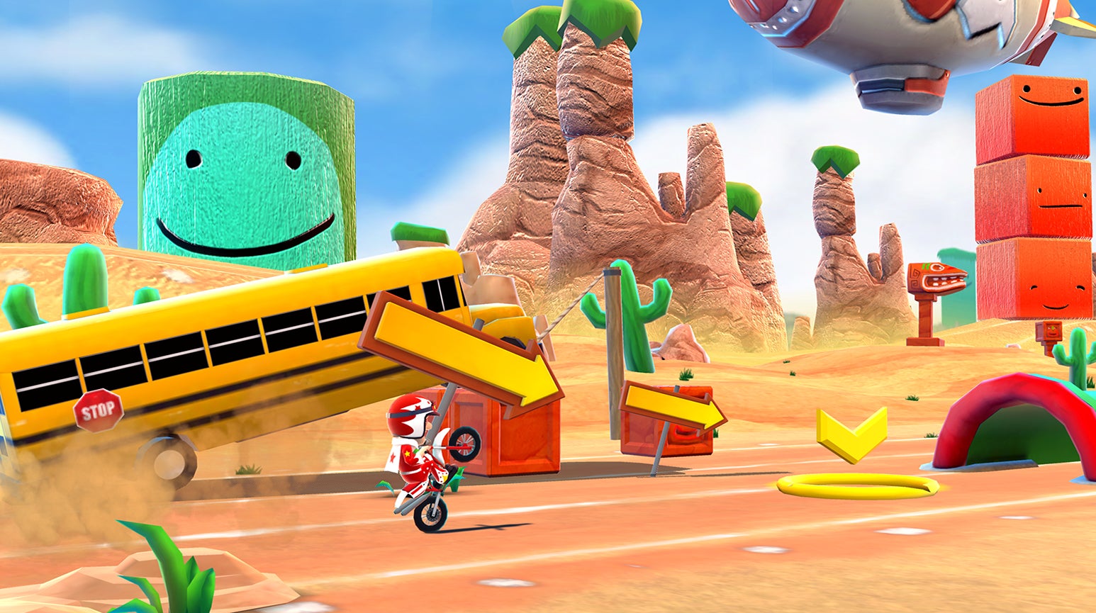 Image for No Man's Sky dev's much-loved stunt racer Joe Danger returns to iOS in remastered form