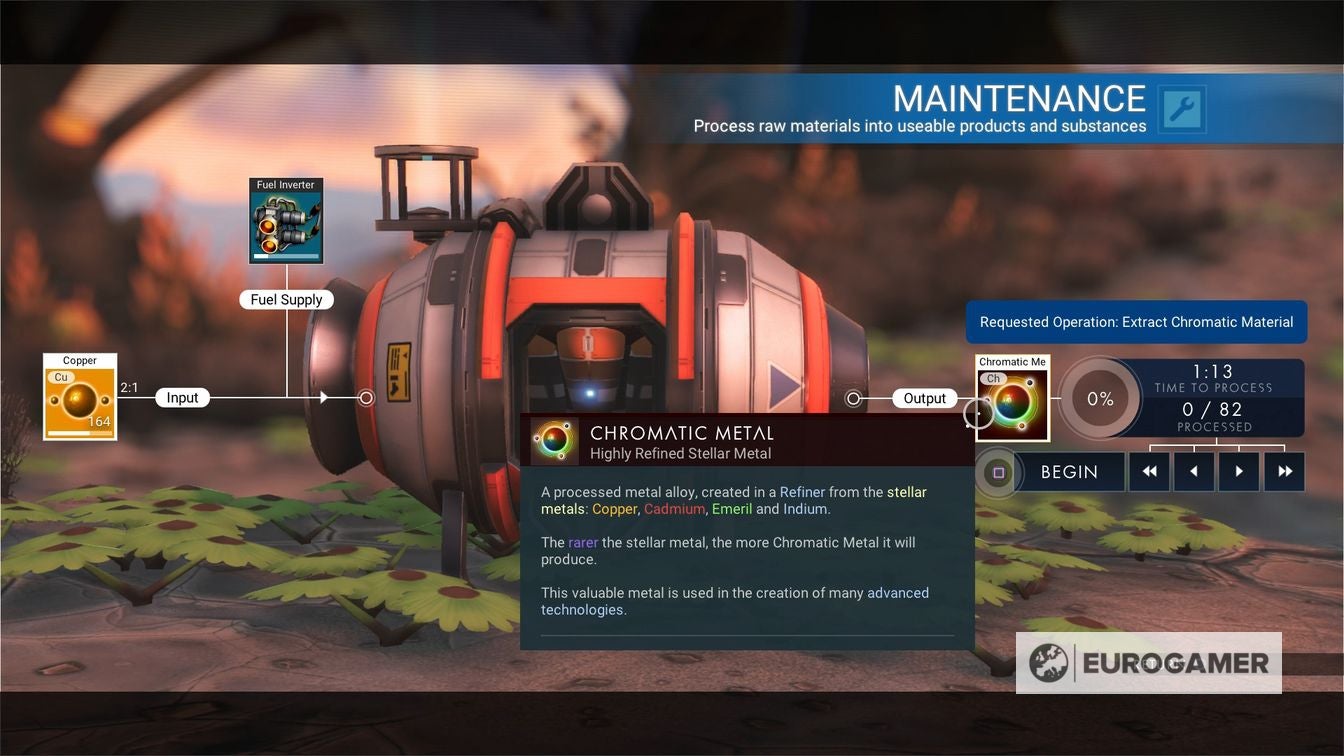 No Man s Sky Chromatic Metal recipe   how to get Chromatic Metal easily - 68