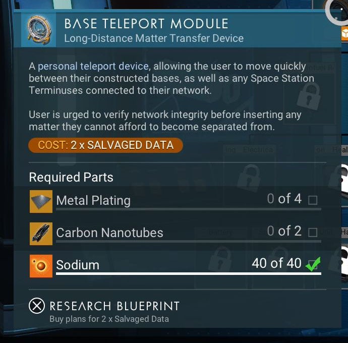 No Man s Sky Bases  How to build a Base Computer  Construction Research Unit and Base Teleport Module - 35