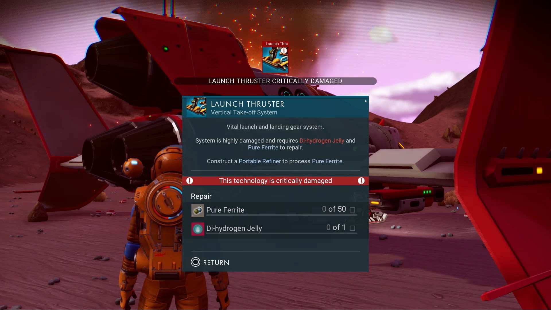 No Man s Sky ship repairs   Hermetic Seal  Pure Ferrite  Di hydrogen Jelly and Metal Plating explained - 28