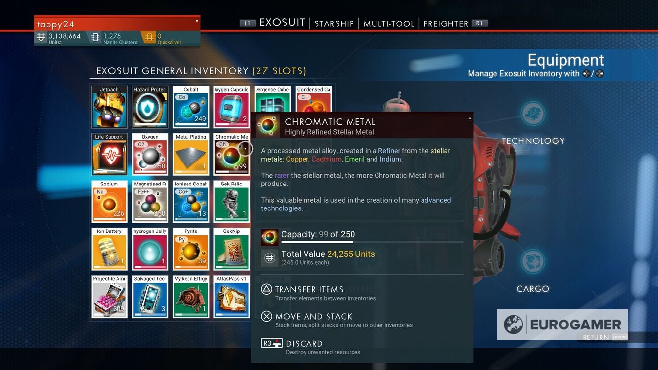 No Man s Sky Chromatic Metal recipe   how to get Chromatic Metal easily - 14