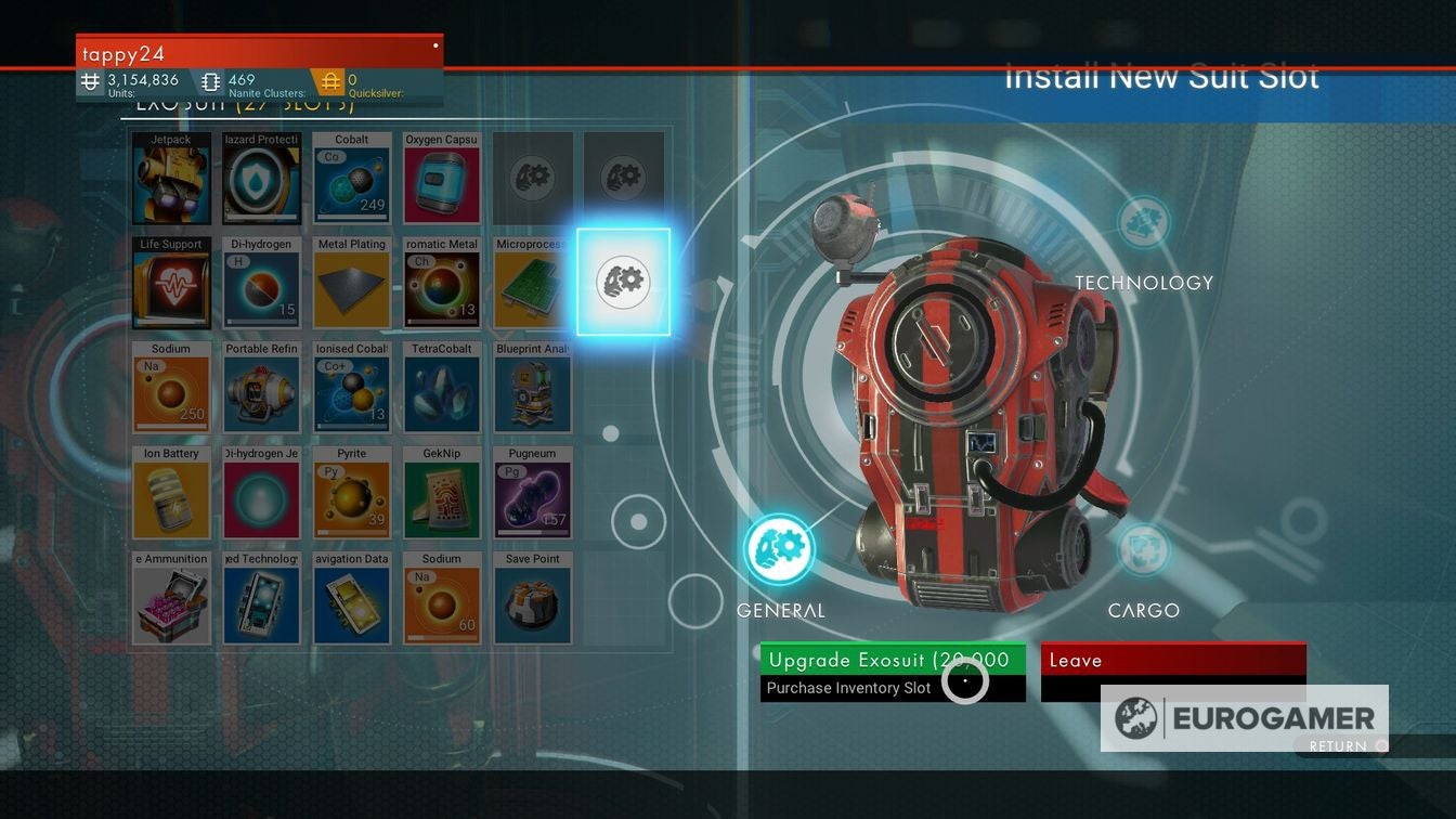 No Man s Sky inventory space   how to increase ship inventory  suit inventory  and max out inventory slots - 83