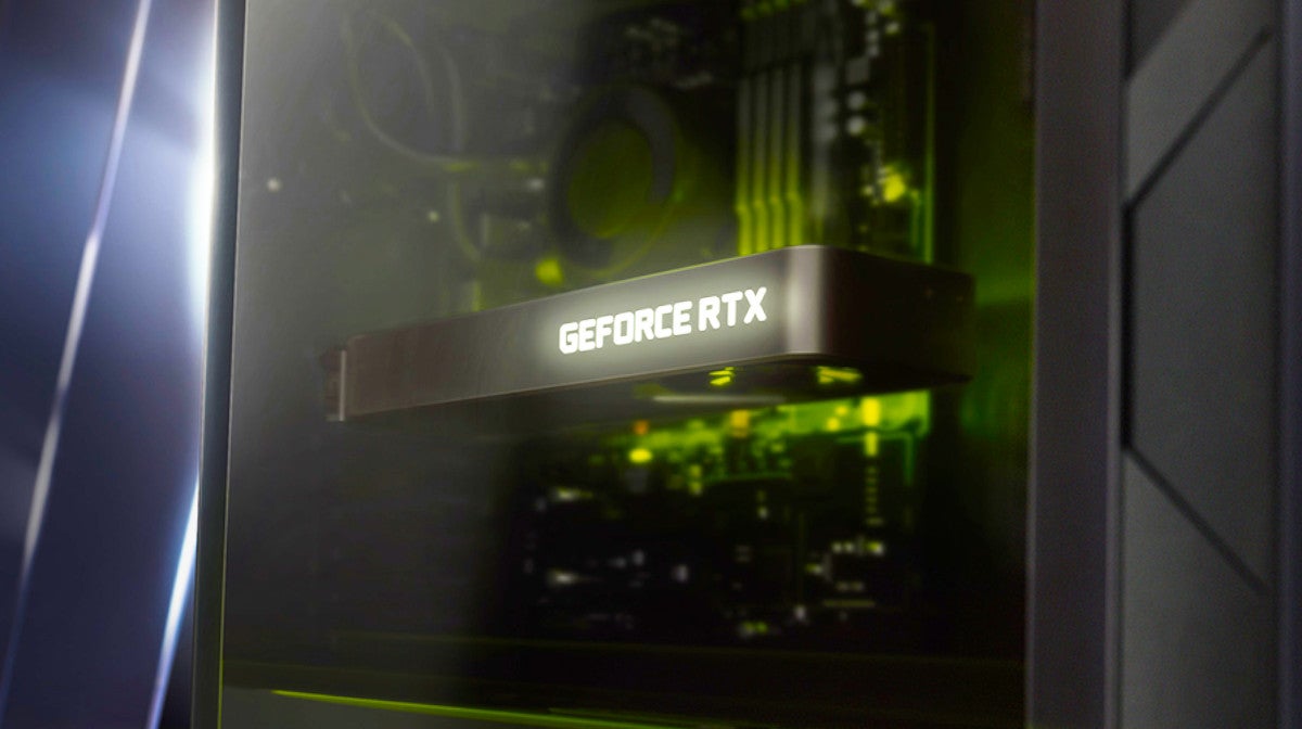 Obrazki dla Nvidia chwali się kuriozalnym porównaniem - GeForce 3050 z RTX wydajniejszy od kart bez tej funkcji