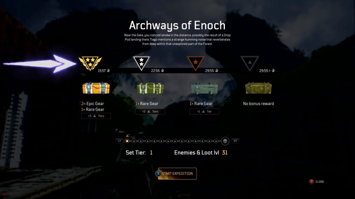 Outriders World Tiers  How to farm World Tiers  plus level caps and Challenge Tiers explained - 60
