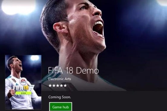 Image for Obsah a velikost dema FIFA 18