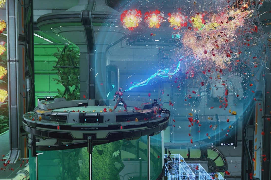 Obrazki dla Obszerny gameplay ze strzelanki Matterfall od twórców Resogun