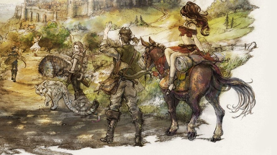 Afbeeldingen van Octopath Traveler reist in de voetsporen van de traditionele Final Fantasy's