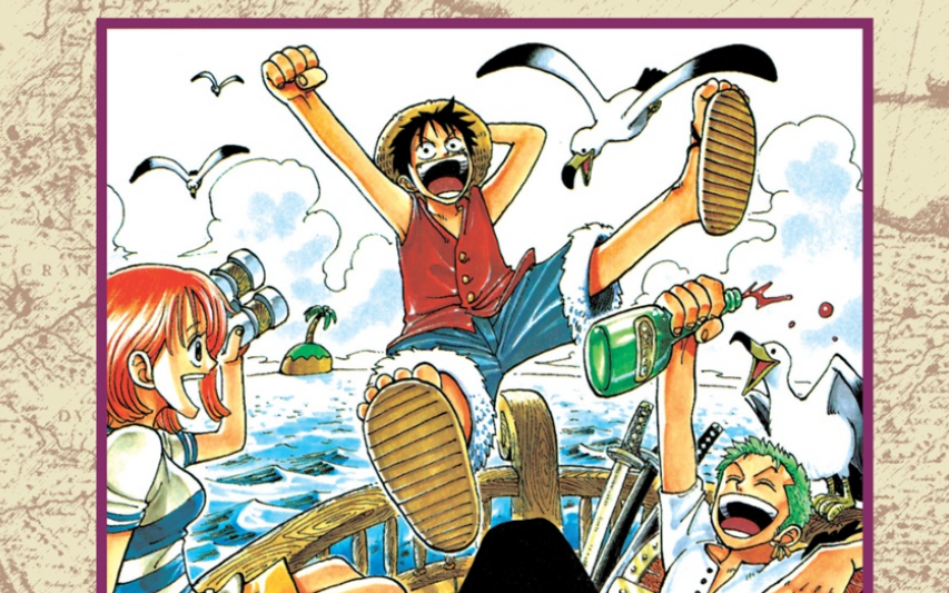 Cropped cover of a volume of One Piece