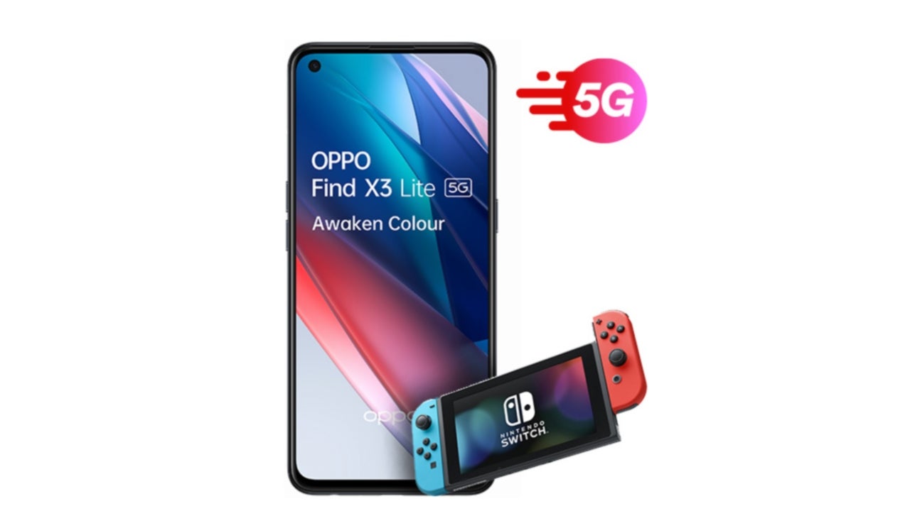 Image for Get a free Nintendo Switch alongside the OPPO Find X3 Lite 5G this Black Friday