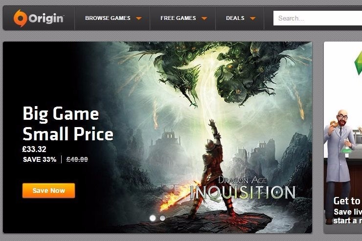 Image for Origin sale offers big discounts on Dragon Age, FIFA 15 and more