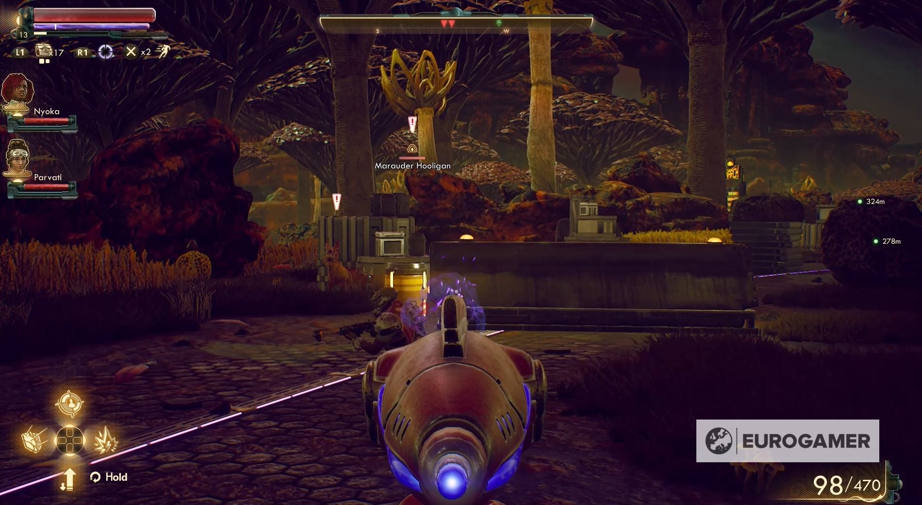 The Outer Worlds   Science Weapons explained  including the Prismatic Hammer  Gloop Gun and Shrink Ray - 65