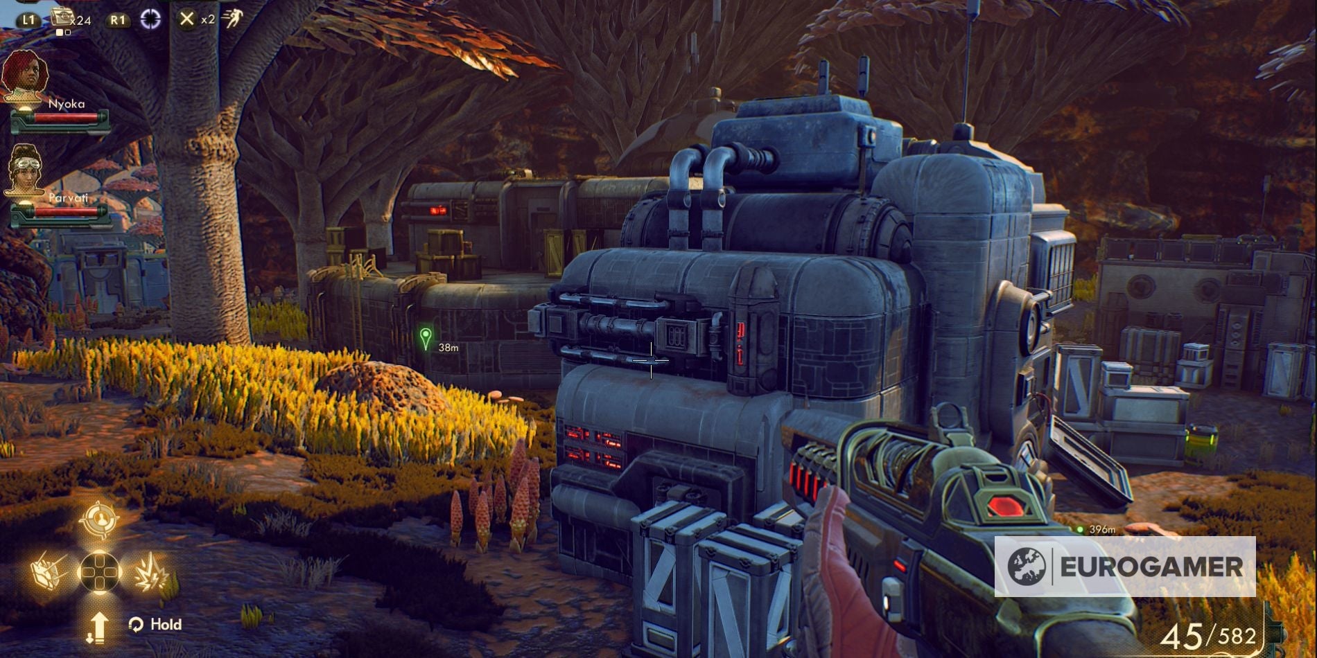 The Outer Worlds  Weapons From the Void mission   finding the Groundbreaker weapon explained - 19