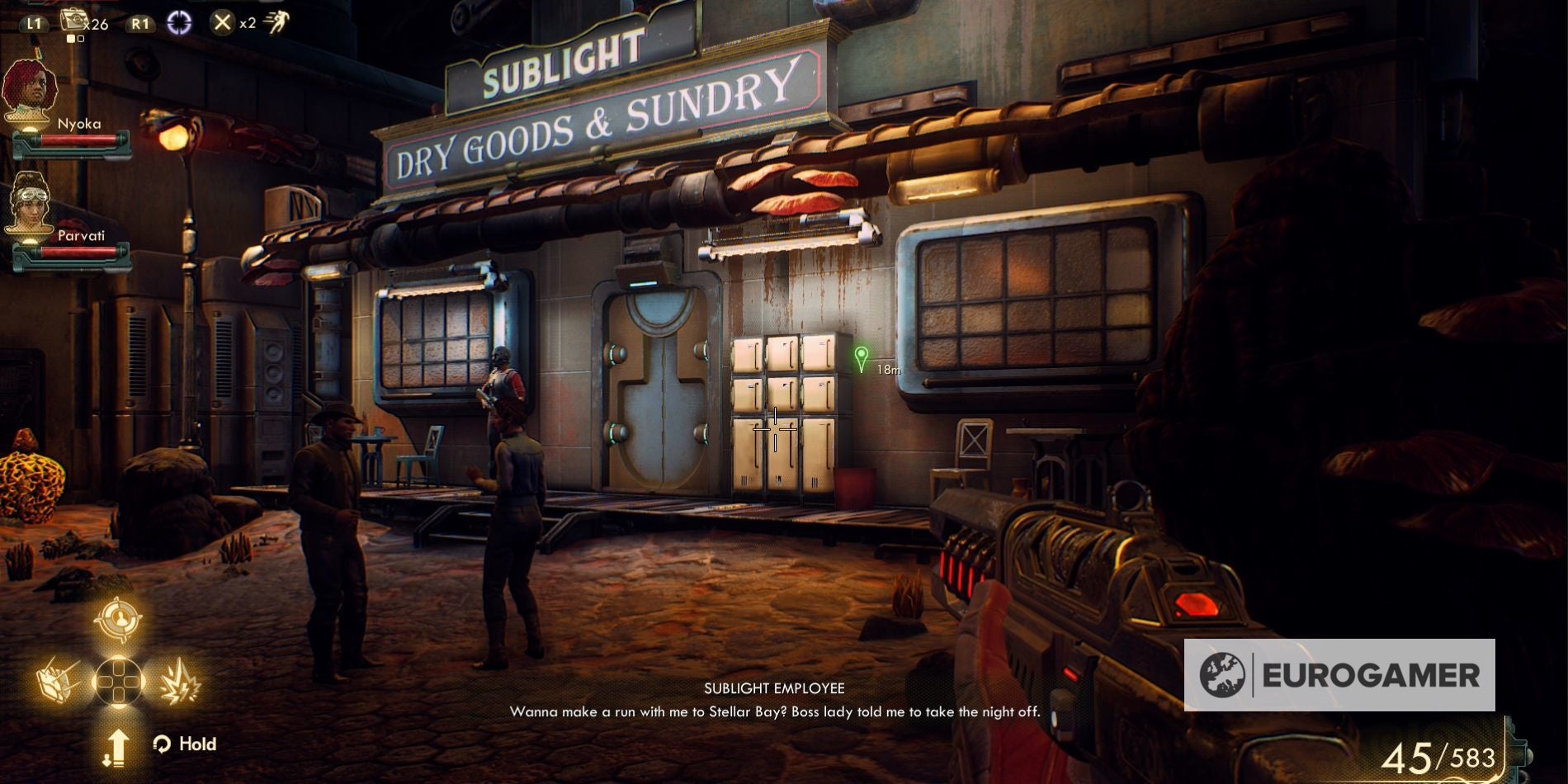 The Outer Worlds  Weapons From the Void mission   finding the Groundbreaker weapon explained - 88