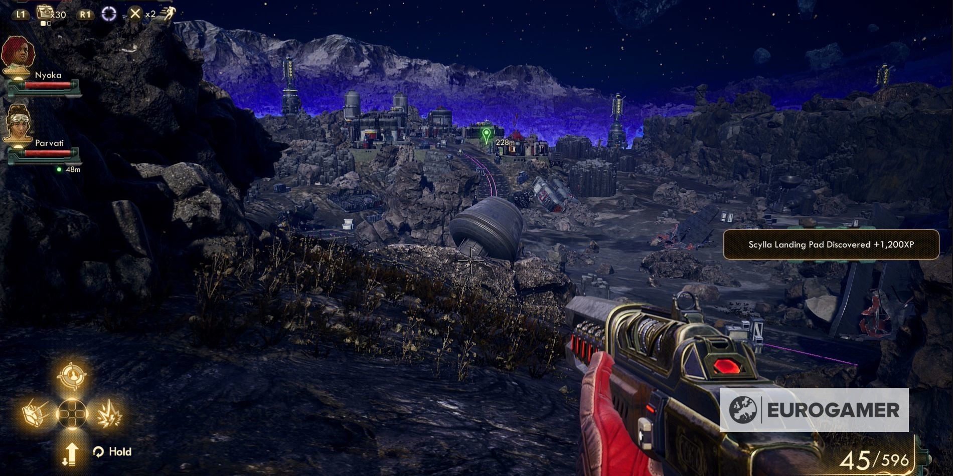 The Outer Worlds  Weapons From the Void mission   finding the Groundbreaker weapon explained - 35