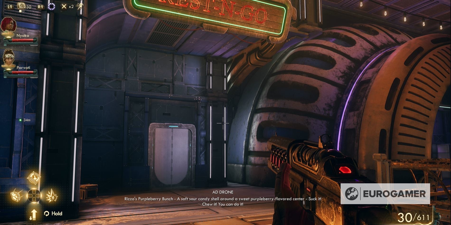 The Outer Worlds  Weapons From the Void mission   finding the Groundbreaker weapon explained - 59