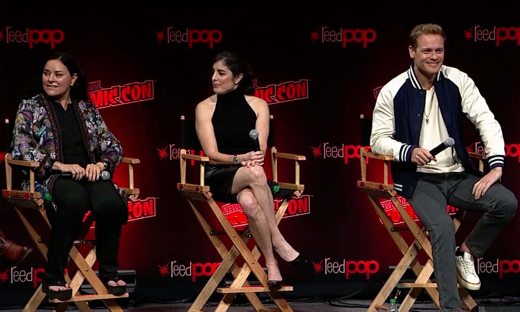 Watch Sam Heughan and Caitriona Balfe lead Outlander cast & crew in