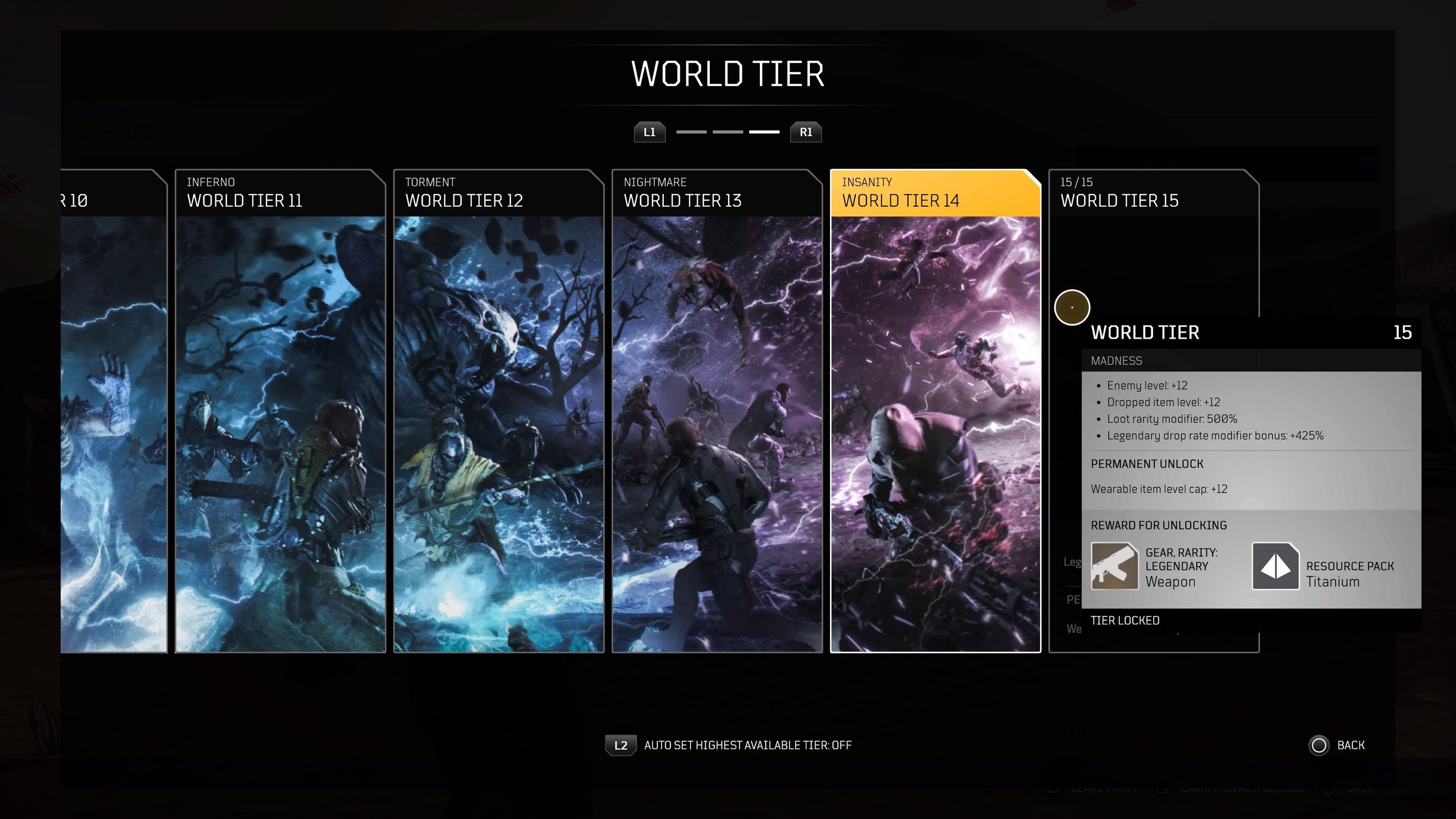 Outriders World Tiers  How to farm World Tiers  plus level caps and Challenge Tiers explained - 4