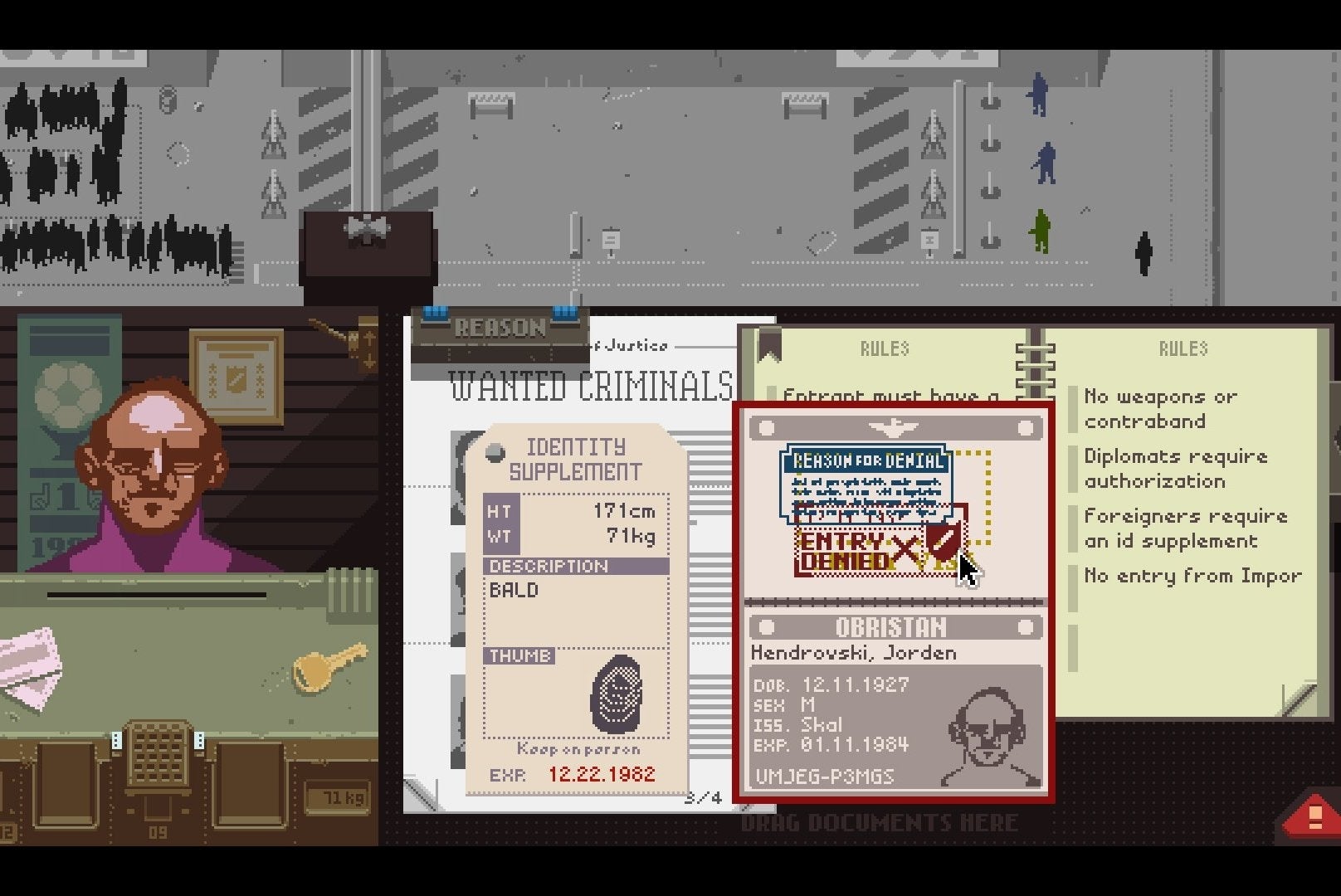 Image for Papers, Please is emigrating to Vita
