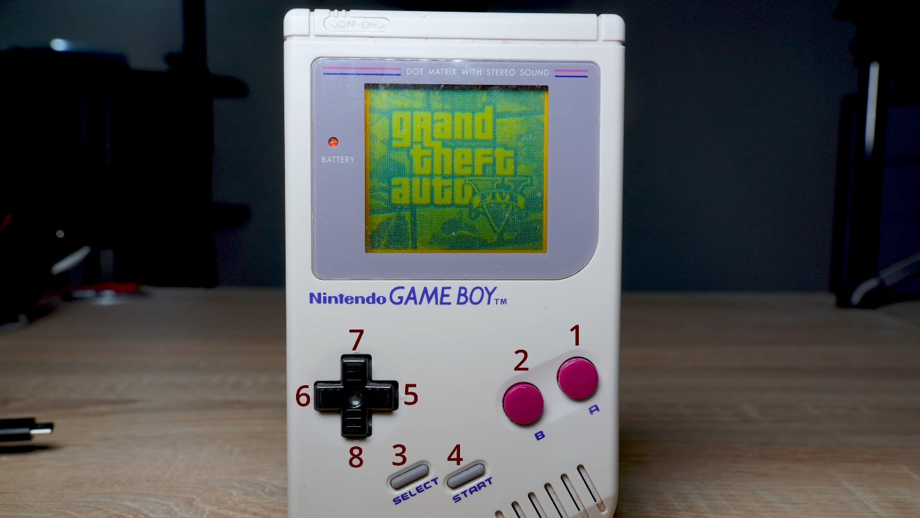 Imagem para Parece impossível, mas dá para jogar GTA 5 num Game Boy