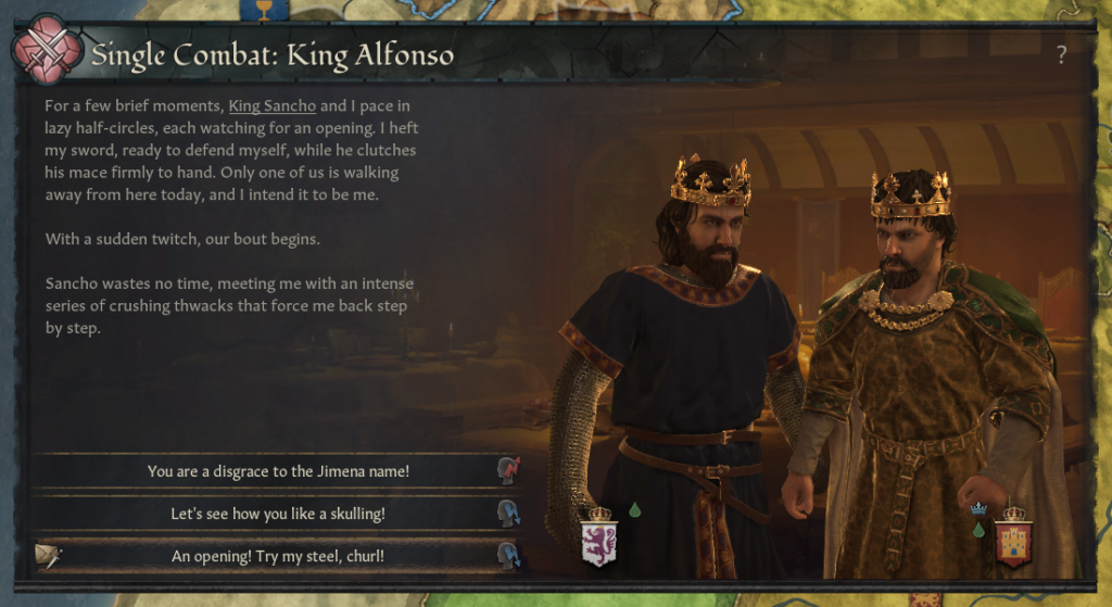 Crusader Kings 3 will soon let you settle disputes with elaborate one on one duels - 97